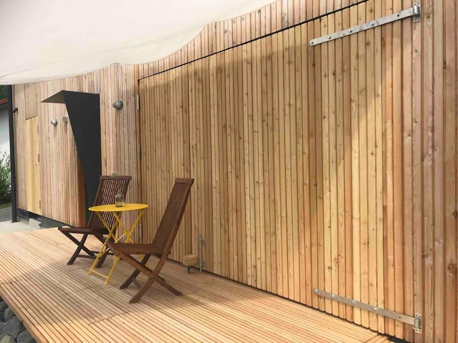 Eifelhausaufzeit-Vulkaneifel-Architekten-Chalet Mit Sauna Im Vulkankrater Immerath 외부 사진