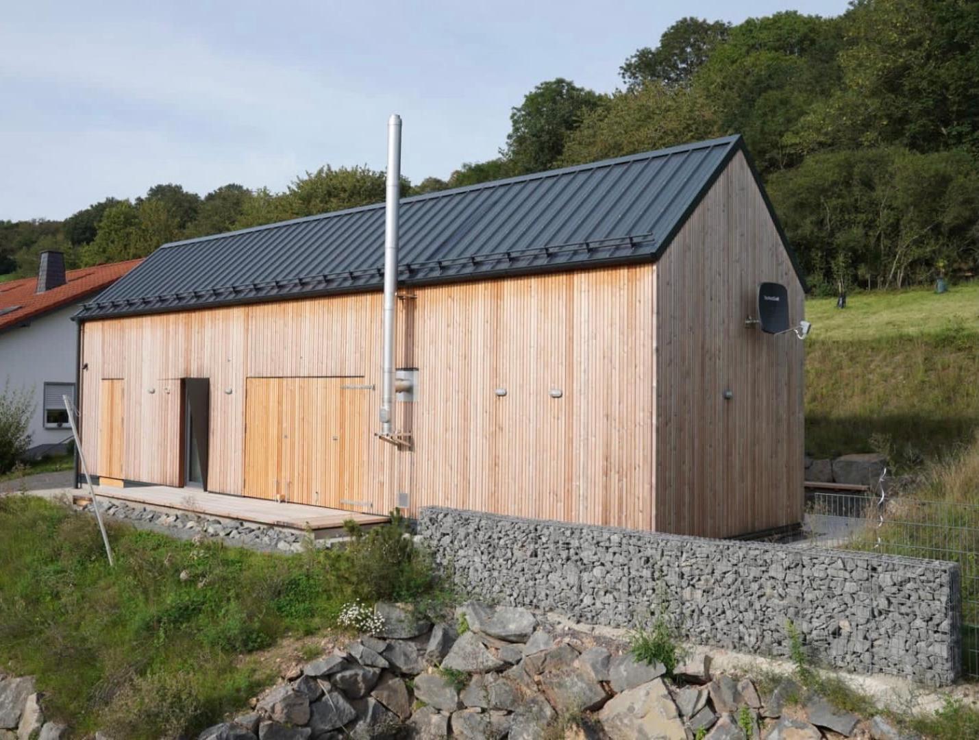 Eifelhausaufzeit-Vulkaneifel-Architekten-Chalet Mit Sauna Im Vulkankrater Immerath 외부 사진